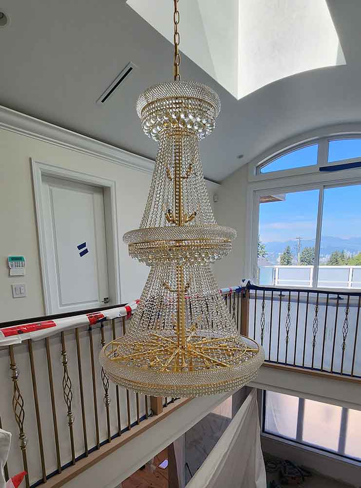 chandelier cleaning in Burnaby